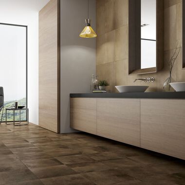 Ba&ntilde;o Cotto Casale Beige con Caf&eacute;