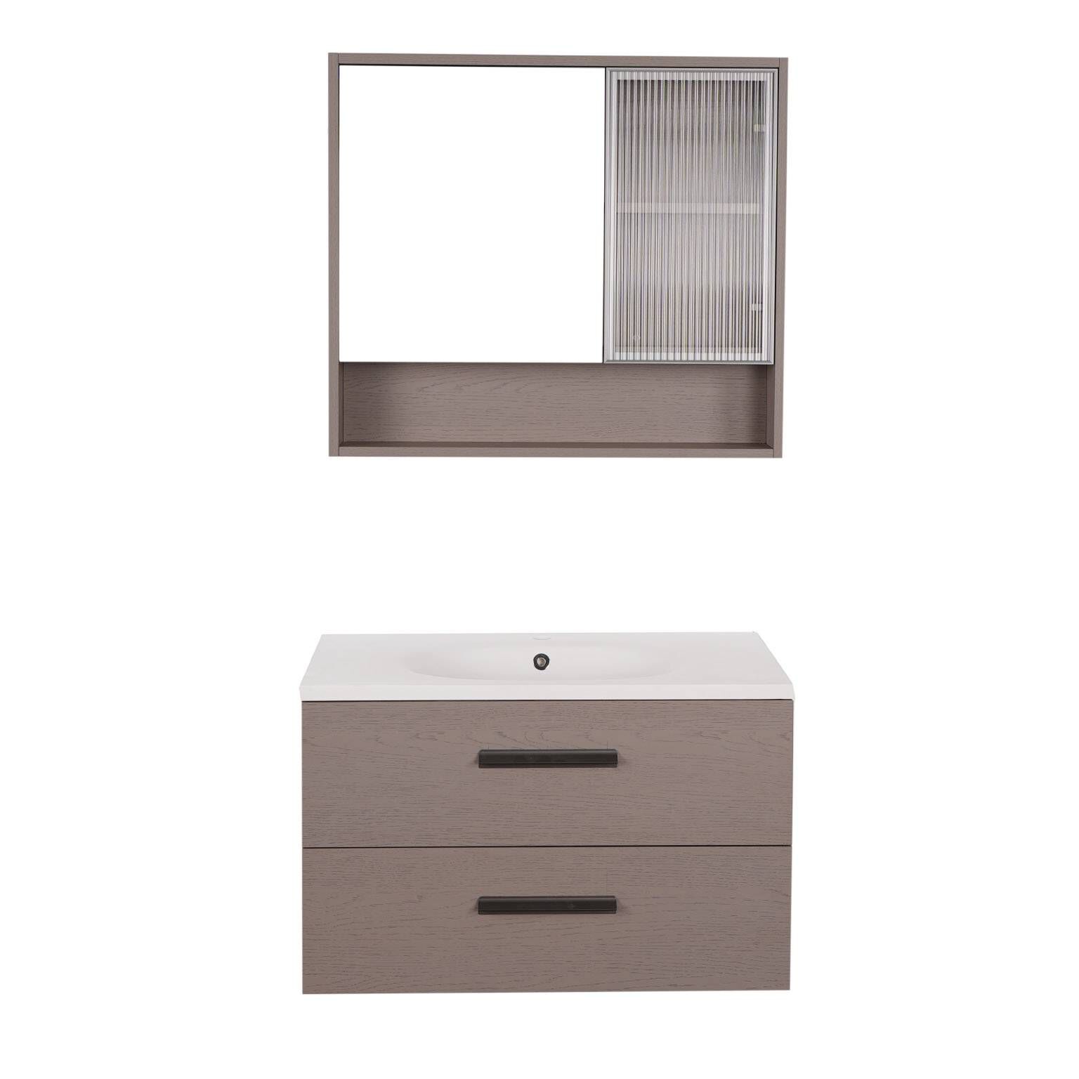 Vanity Burdeos 80 X 48 X 49 Cm Color Walnut,,hi-res image number null