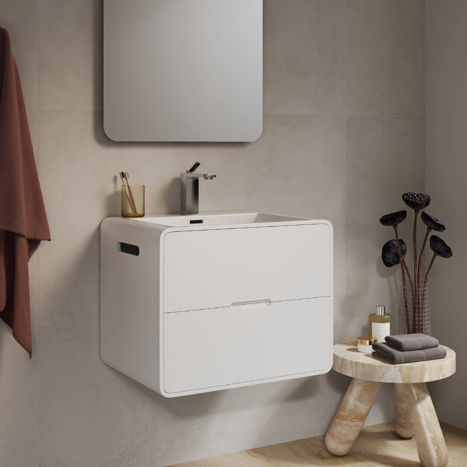 Vanity Atenas Pro 60 X 48 X 45 Cm Color Blanco,,hi-res image number null