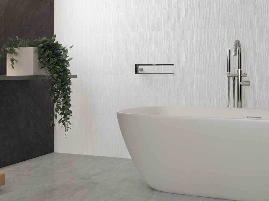 Ba&ntilde;o Marble Slab Blanco, Gris y Negro,,hi-res