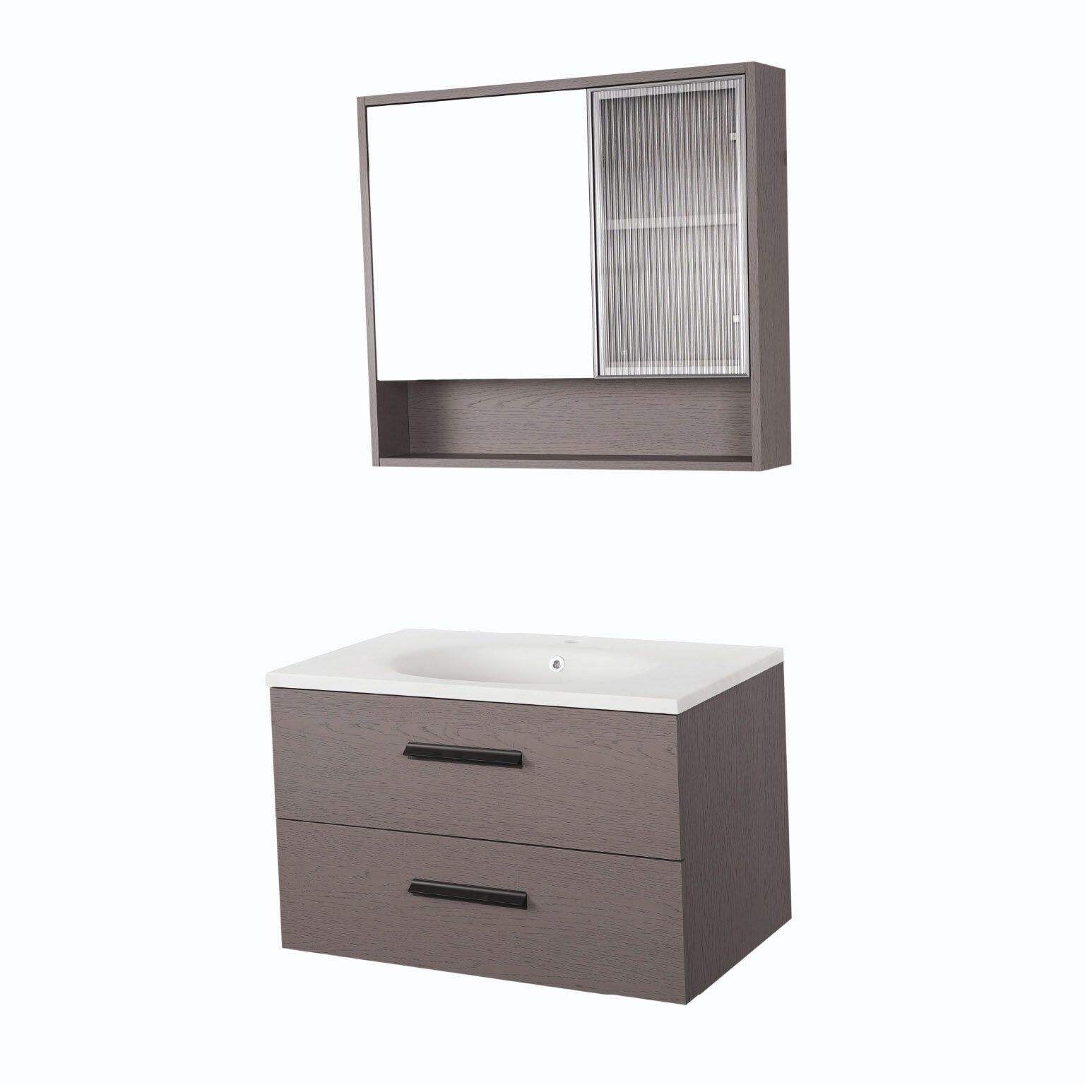 Vanity Burdeos 80 X 48 X 49 Cm Color Walnut,,hi-res image number null