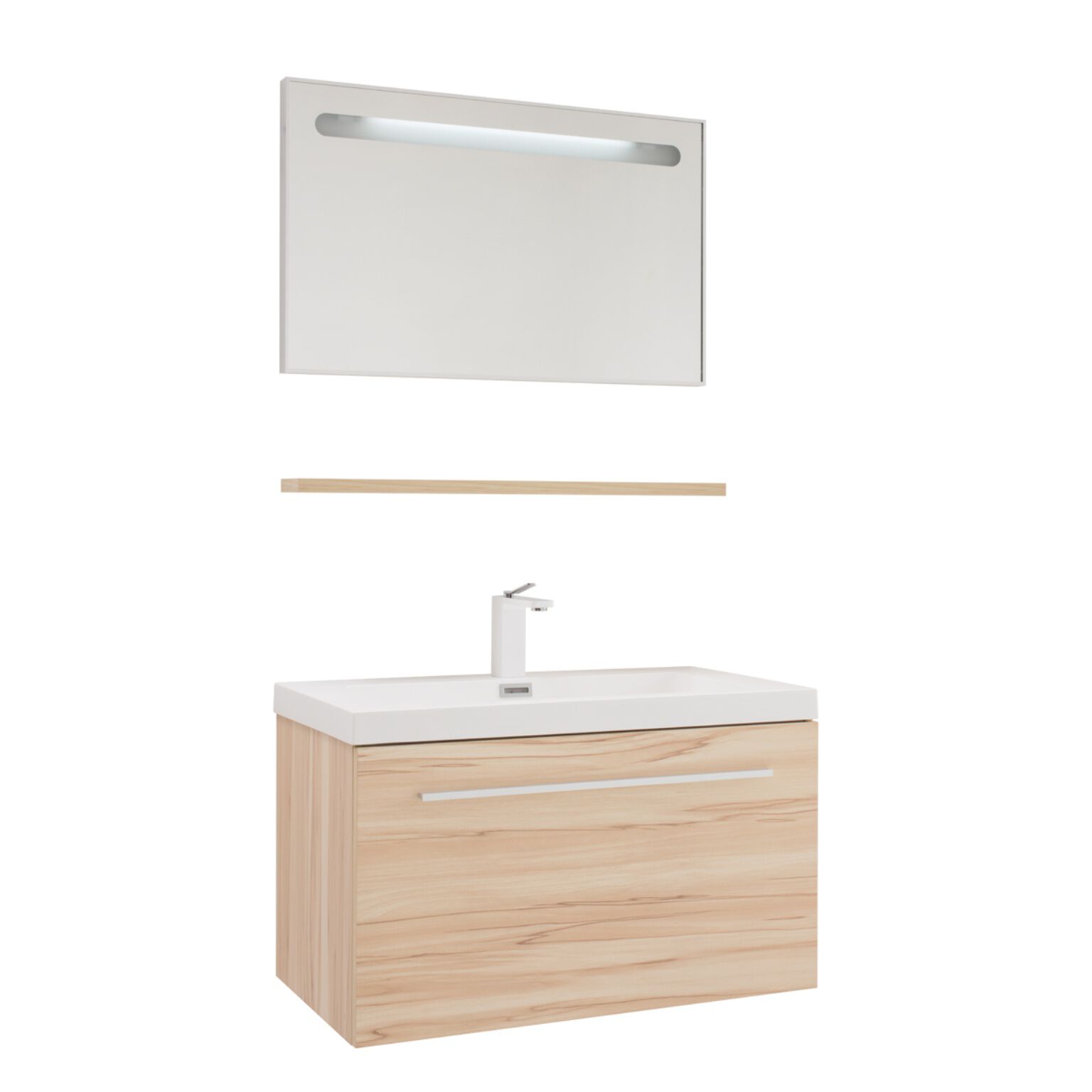 Vanity Ginebra de 80 x 47 x 50 cm color caf&eacute; claro,,hi-res image number null