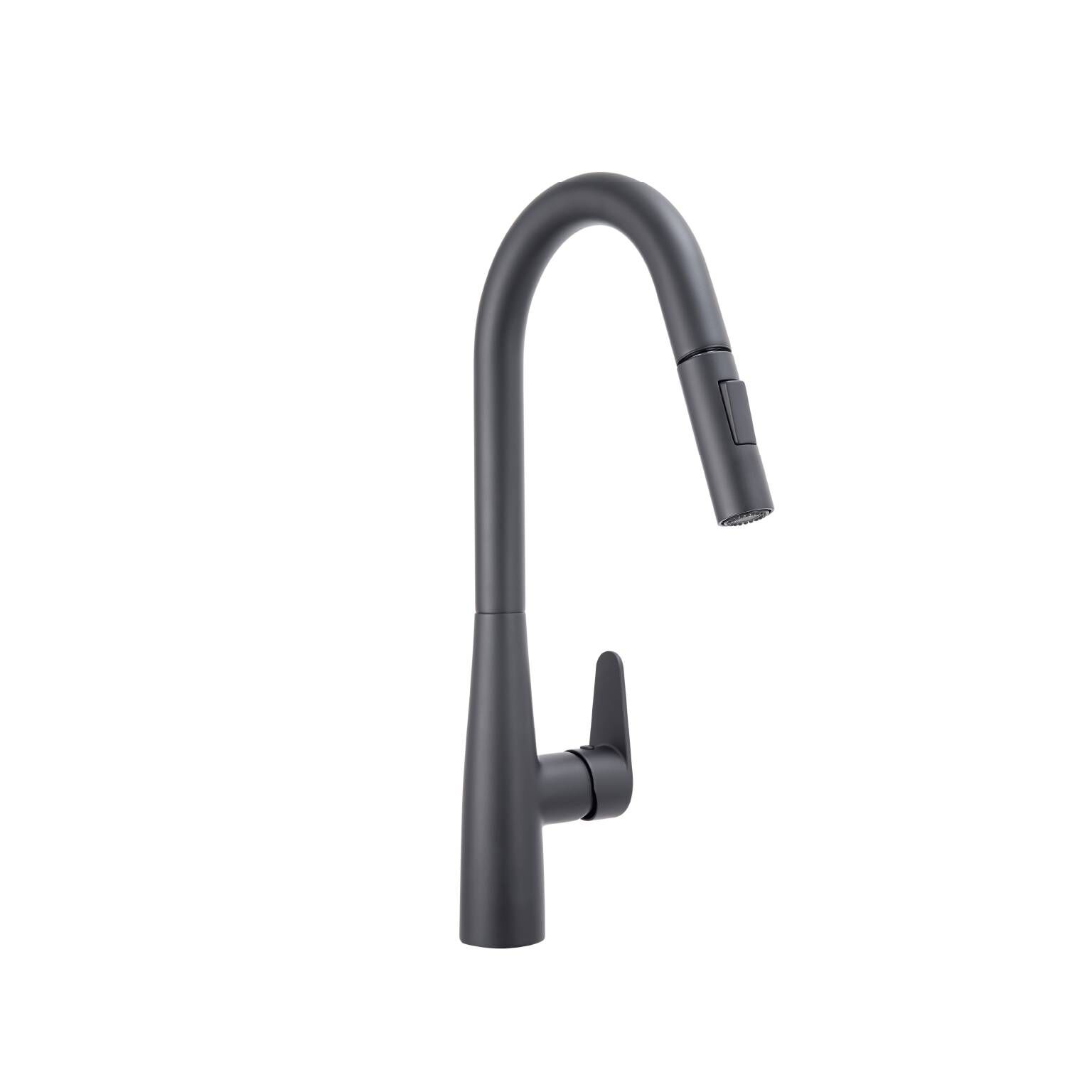 Llave monomando para cocina l&iacute;nea Essen Round&reg; en negro mate,,hi-res image number null