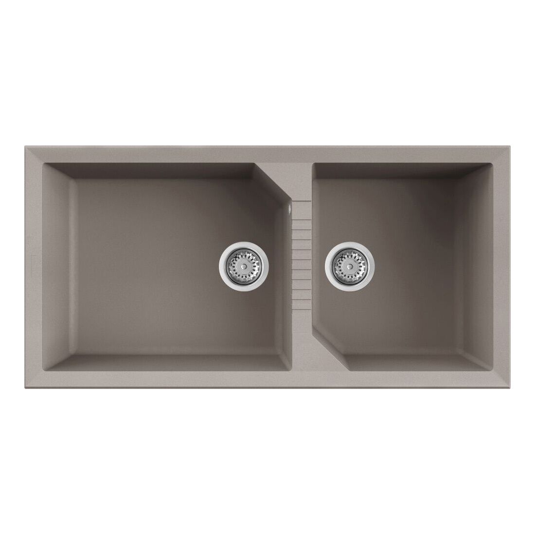 Tarja de dos tinas sobrecubierta l&iacute;nea Tekno 490 en tortora,,hi-res image number null