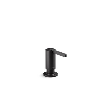 Dispensador de jab&oacute;n para tarja l&iacute;nea Components en negro mate