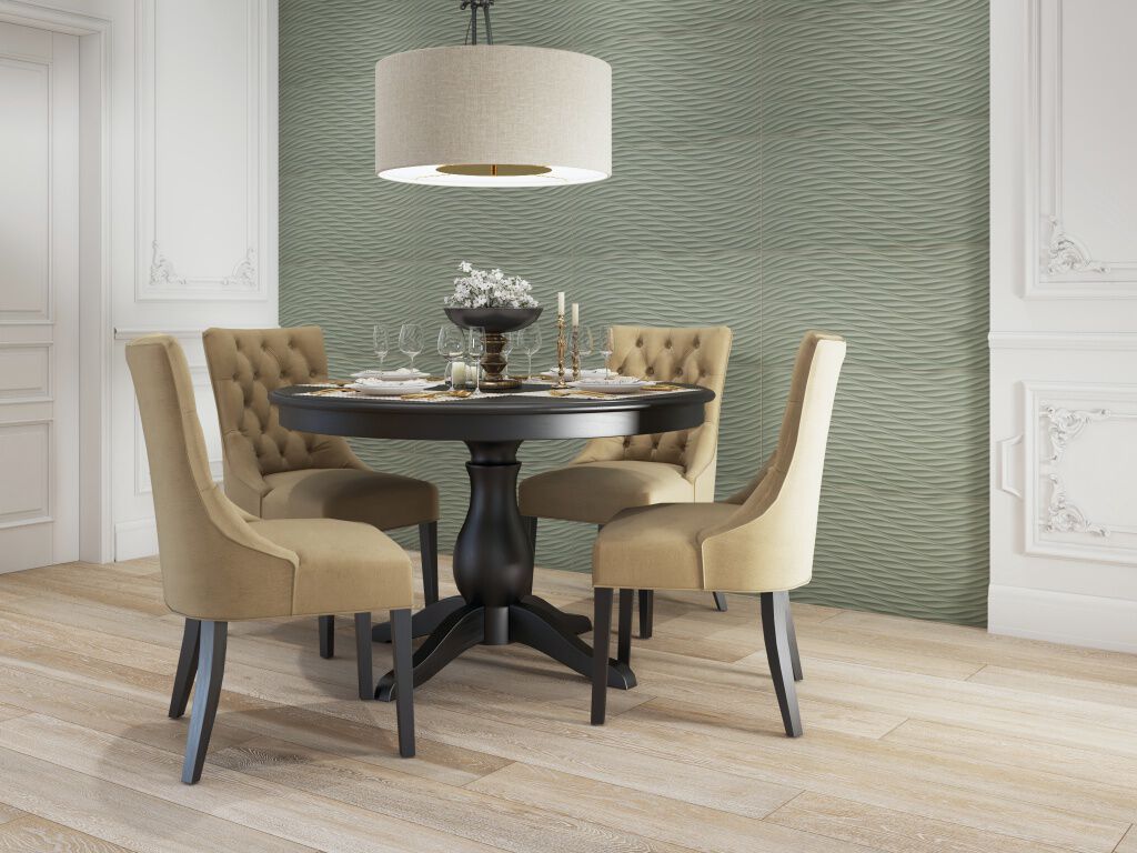 Comedor 3D Wall Beige con Verde,,hi-res