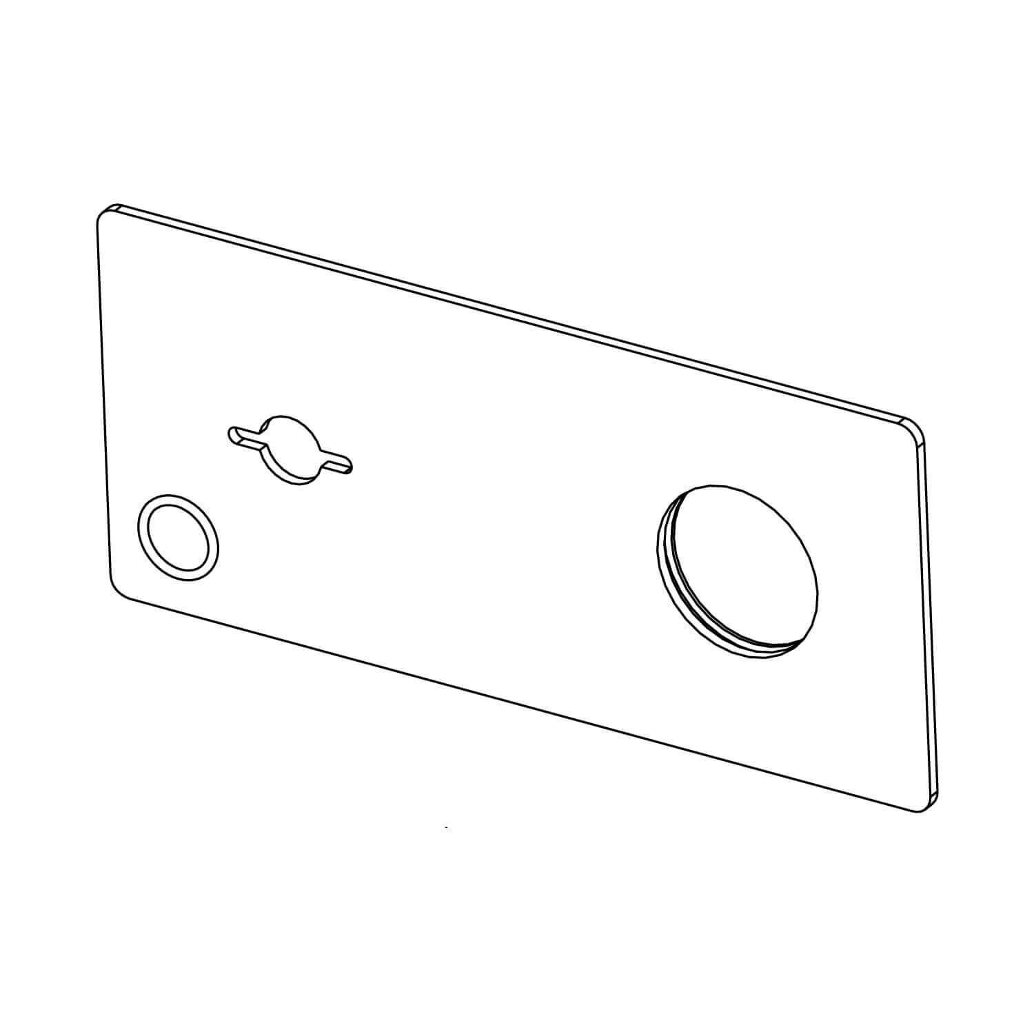 Cubierta Decorativa Para Llave De Muro Dorado Satinado,,hi-res image number null