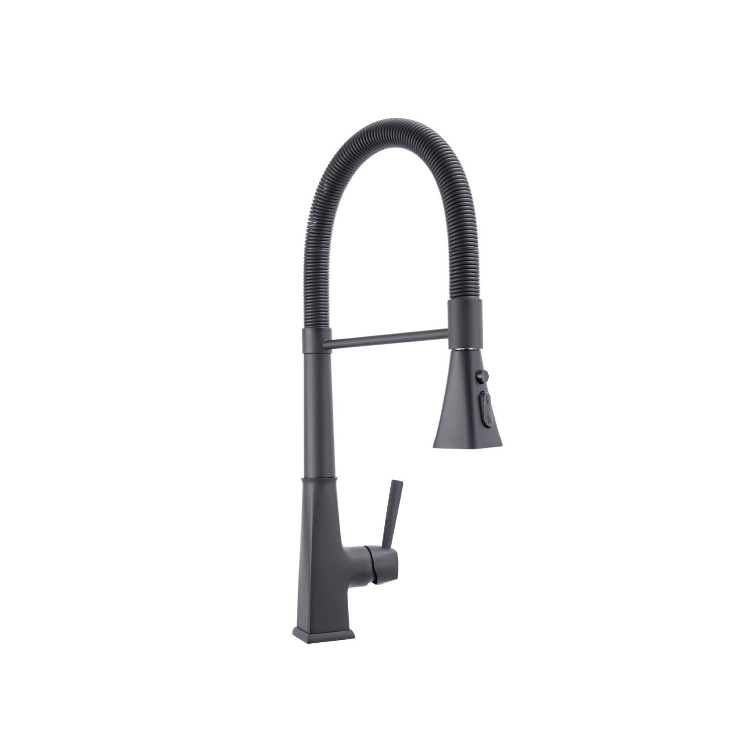 Llave monomando para cocina l&iacute;nea Essen Square&reg; en negro mate,,hi-res image number null