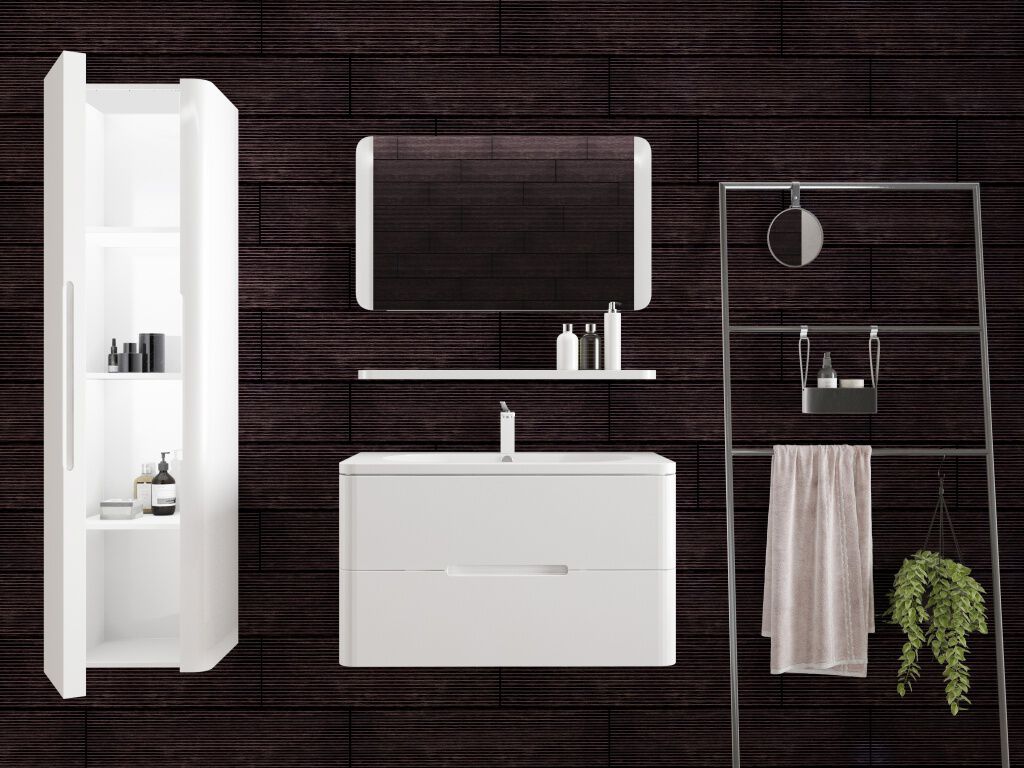 Vanity Roma De 85 X 49 X 48 Cm Color Blanco,,hi-res image number null