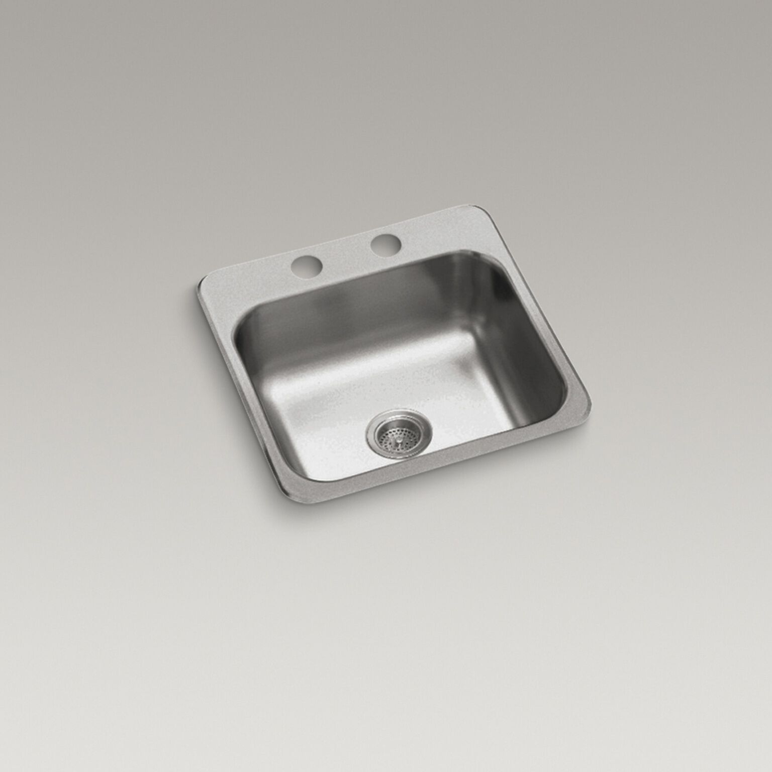 Tarja de una tina sobrecubierta l&iacute;nea Entertainment en acero inoxidable,,hi-res image number null