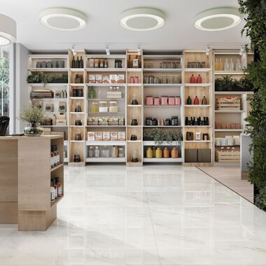 Uso Comercial Savoy Beige con Blanco