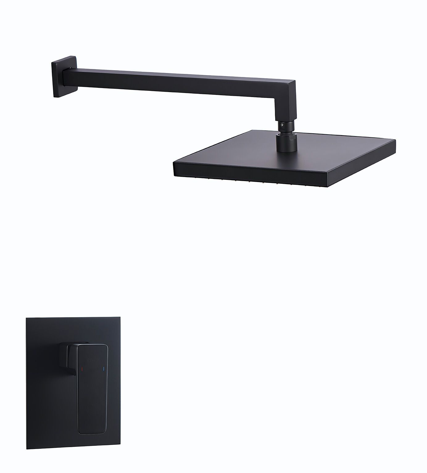 Conjunto De Regadera L&iacute;nea Dessau En Negro Mate,,hi-res image number null