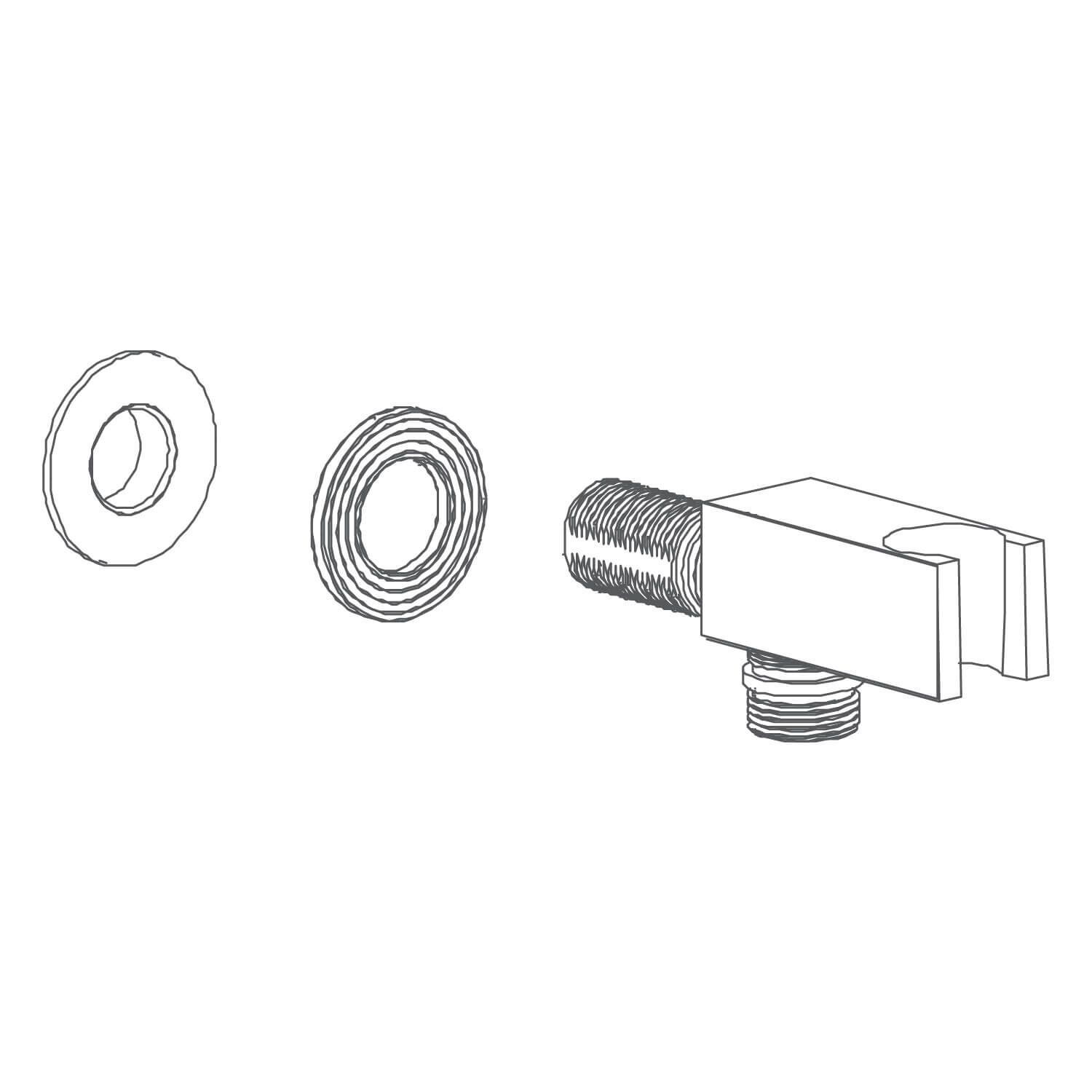 Chapeton Niza Pro De Maneral Desviador Para Torre De Regadera Unico,,hi-res image number null