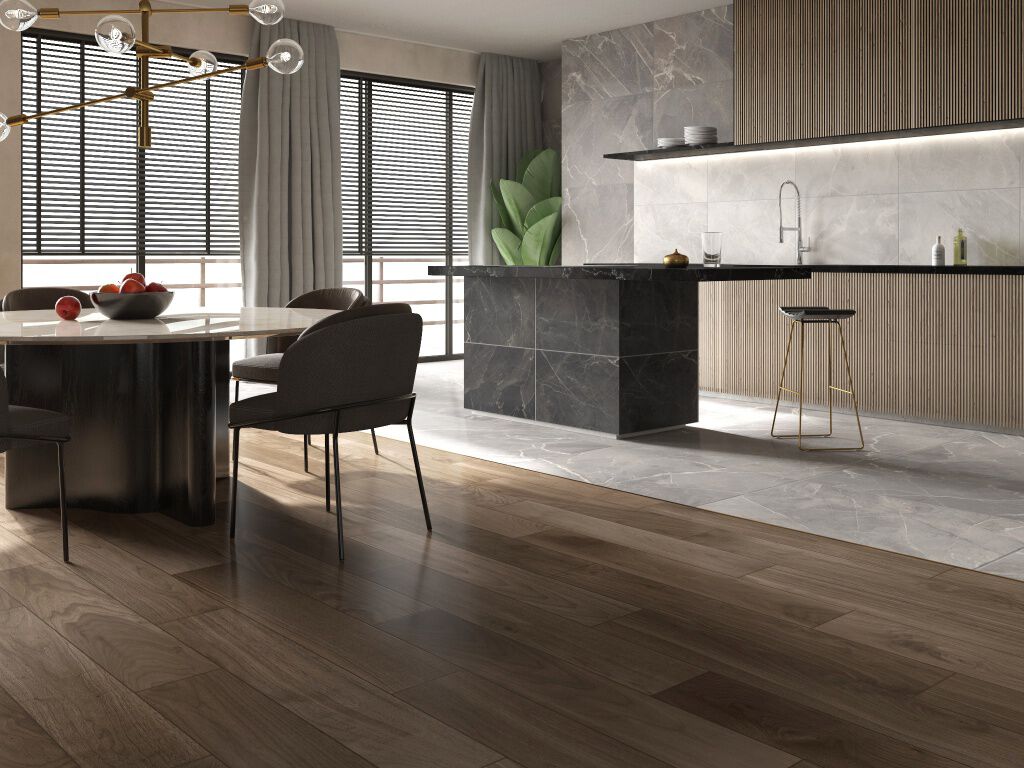 Cocina Tundra Blanco, Café y Gris,,hi-res