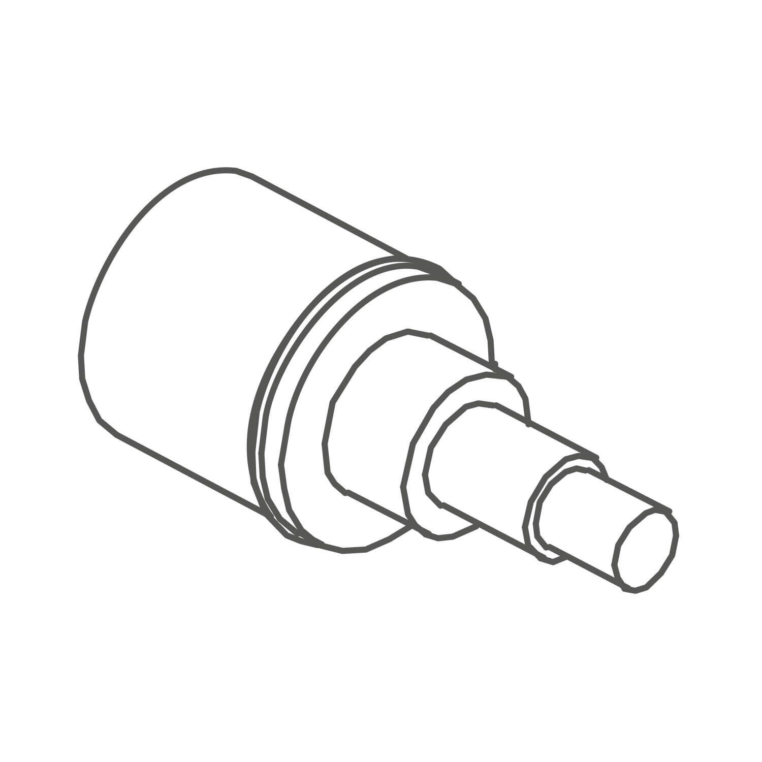 Cartucho Desviador Stilo Para Regadera De Muro Georgia Unico,,hi-res image number null