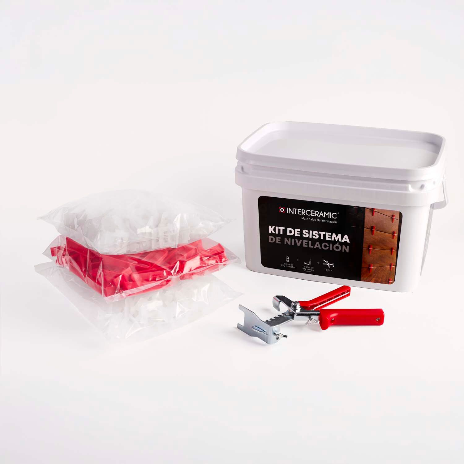 Kit sistema de nivelacion pinzas-corbatas-cu&ntilde;as interceramic,,hi-res image number null