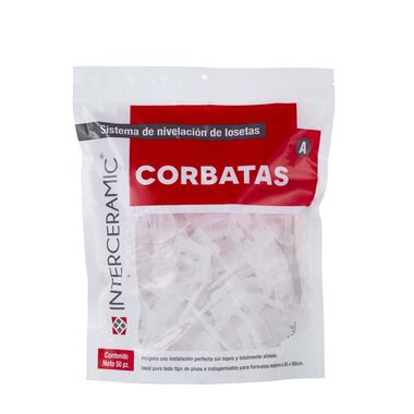 Corbata autonivelador 50 pza