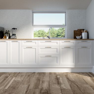 Cocina Pietra Cristal Blanco con Café