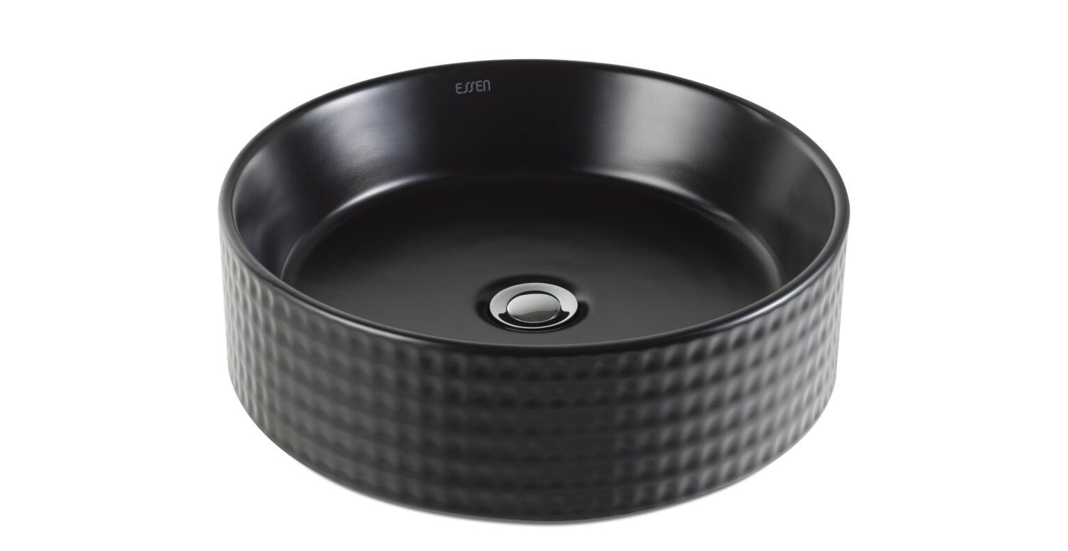 Lavabo de sobrecubierta línea Weismar en negro mate,,hi-res