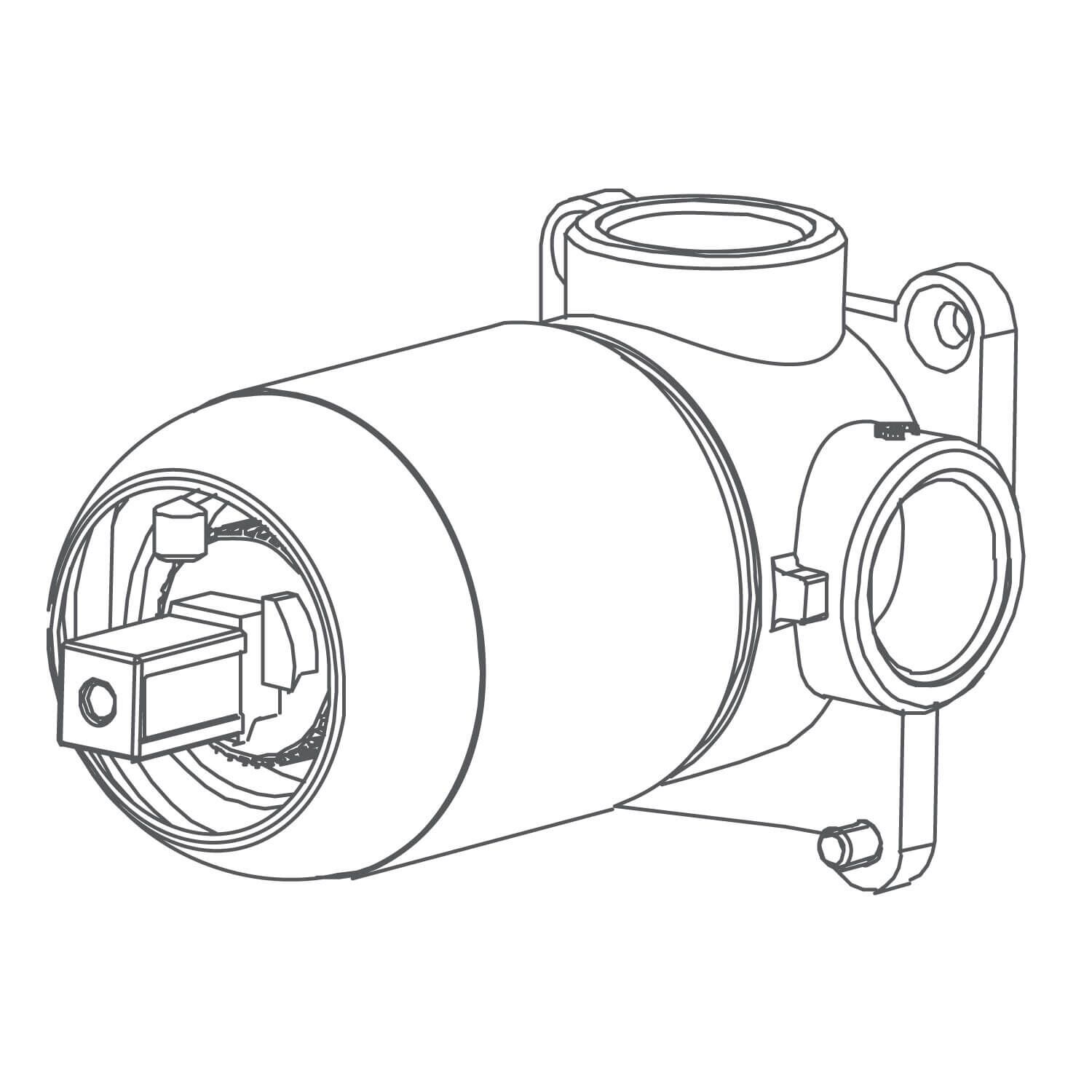 Valvula Stilo Para Conjunto De Regadera Georgia San Diego Y Kansas Unico,,hi-res image number null