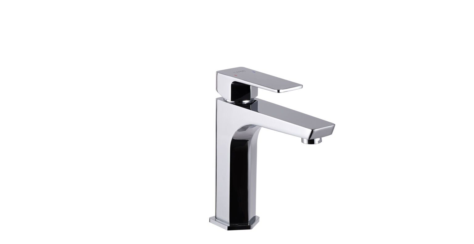 Llave monomando baja para lavabo línea Dessau en cromo pulido,,hi-res