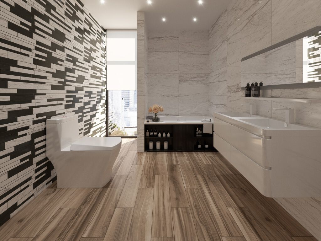 Baño Infinity Collection Blanco con Café,,hi-res