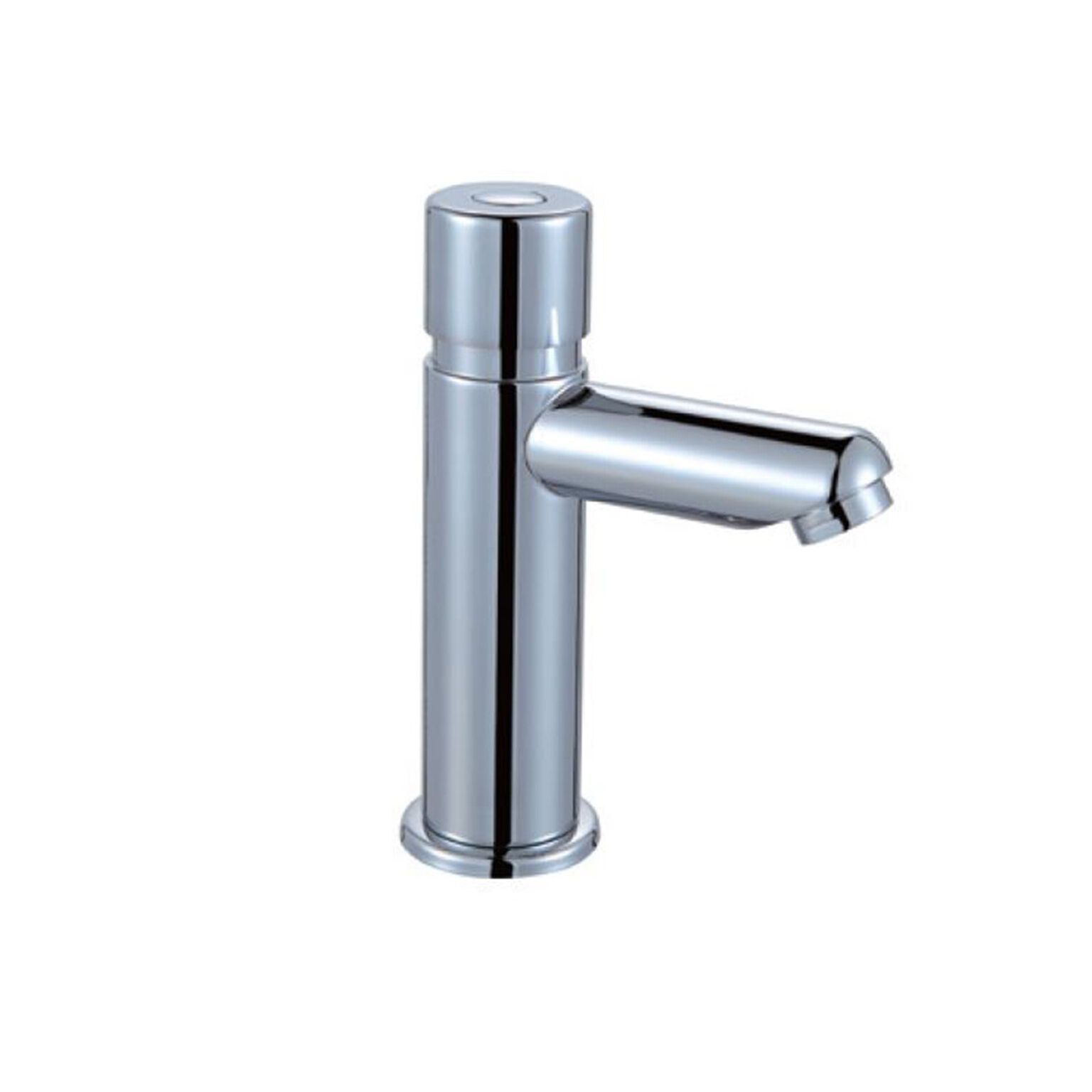 Llave monomando baja con temporizador para lavabo línea Kiev en cromo pulido,,hi-res