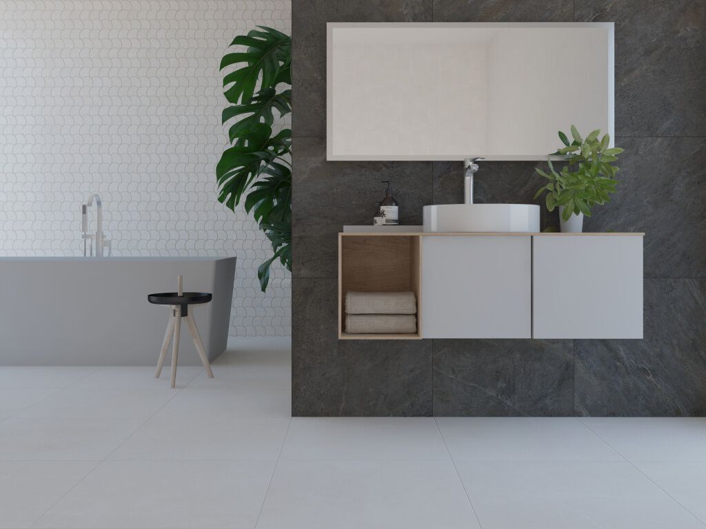 Baño Acadia Beige, Blanco y Gris,,hi-res