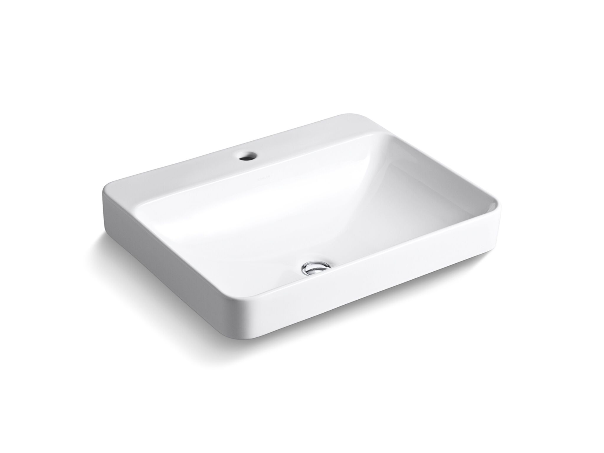 Lavabo Vessel rectangular de un orificio línea Vox,,hi-res image number null