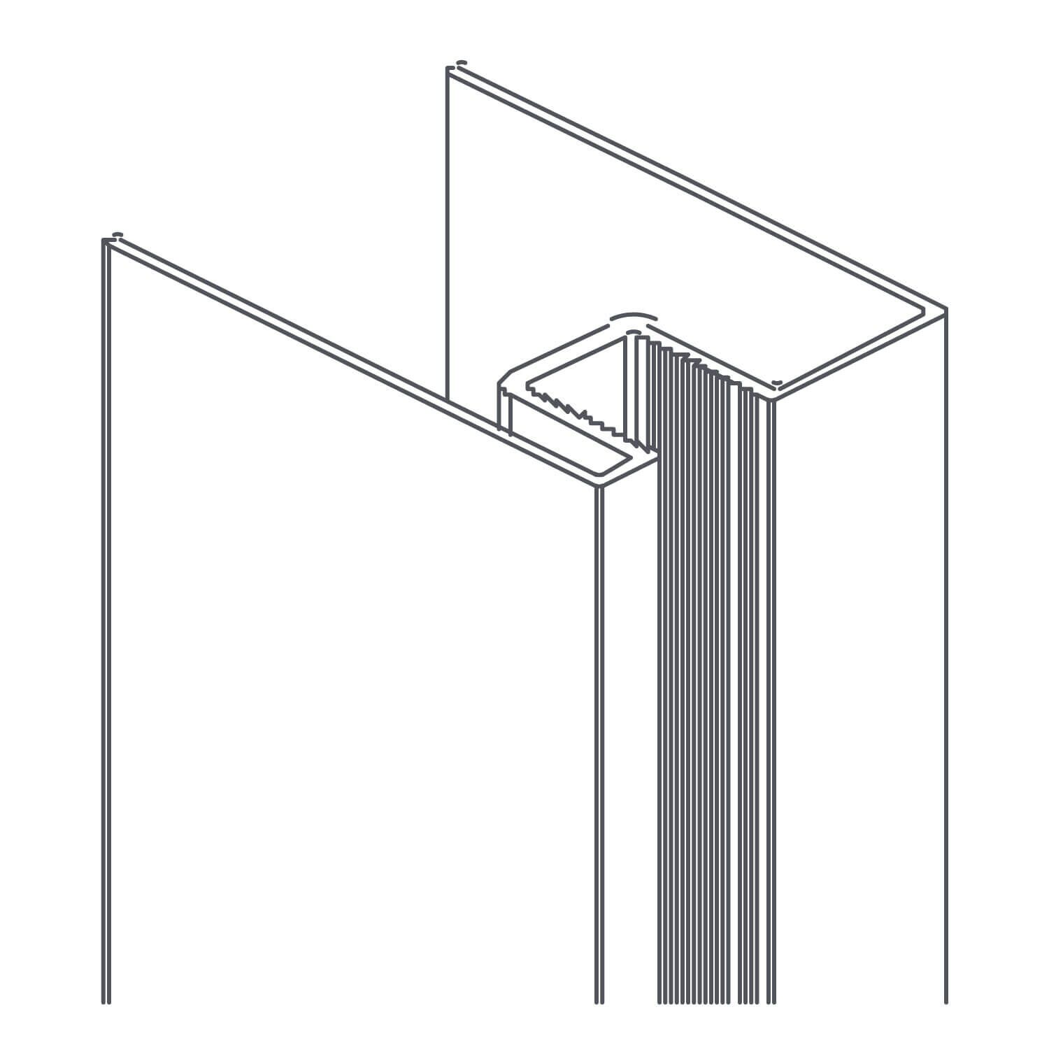 Perfiles Verona Pro Para Cristales Laterales Izquierdo Y Derecho Fijos Unico,,hi-res image number null