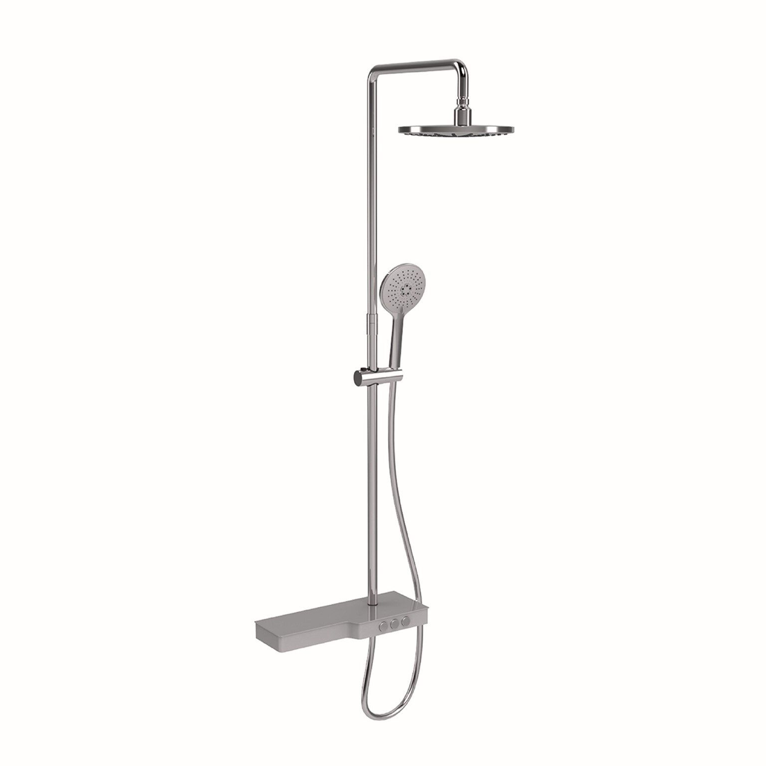 Regadera de muro para baño línea Marbella® en cromo pulido,,hi-res