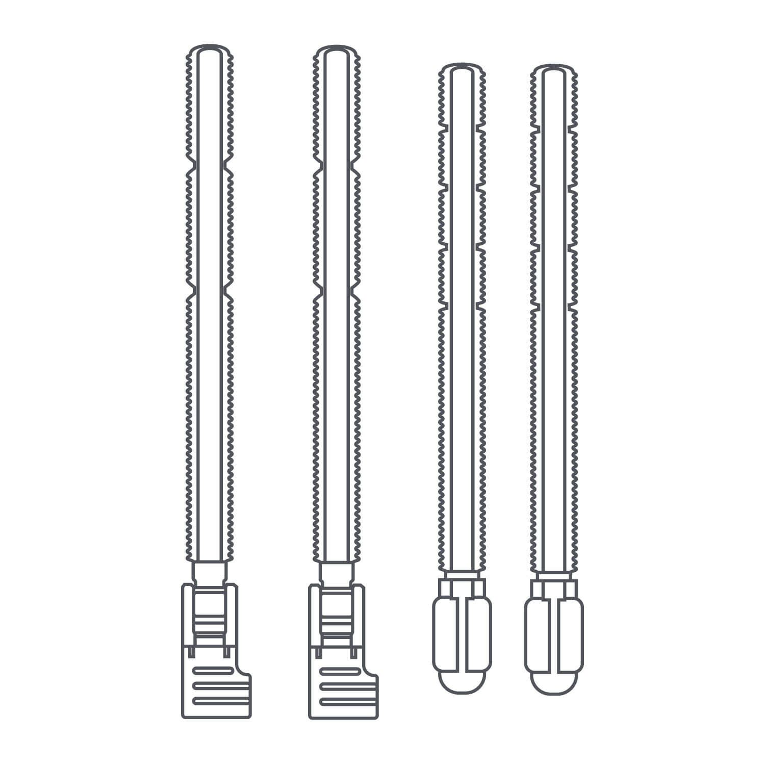 Set San Marino De Tubos Actuadores Para Valvula De Descarga Un Par Unico,,hi-res image number null