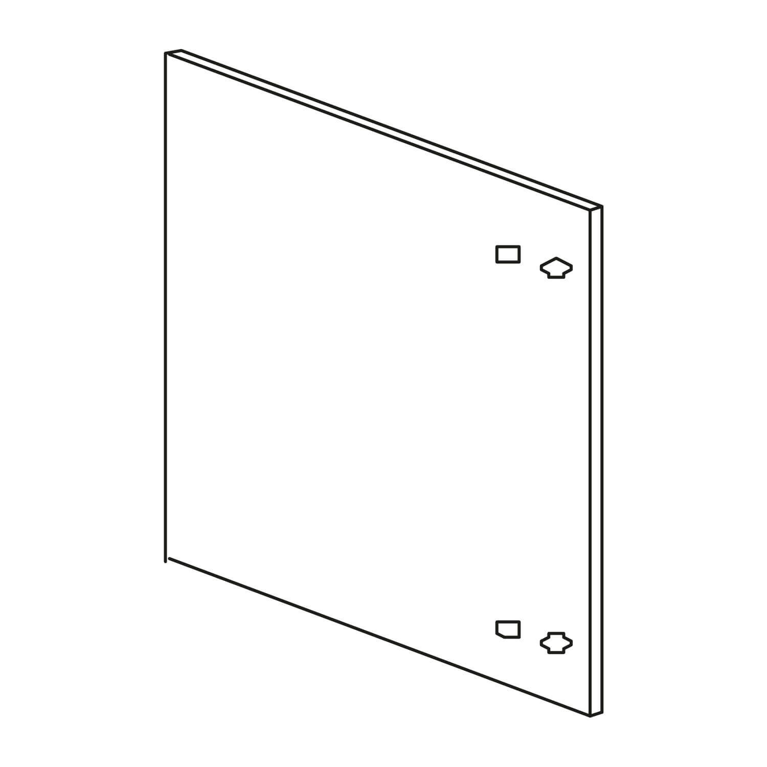 Cristal Bernau Lateral Derecho Fijo Unico,,hi-res image number null