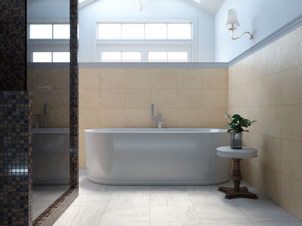 Baño Amalfi Stone Blanco,,hi-res