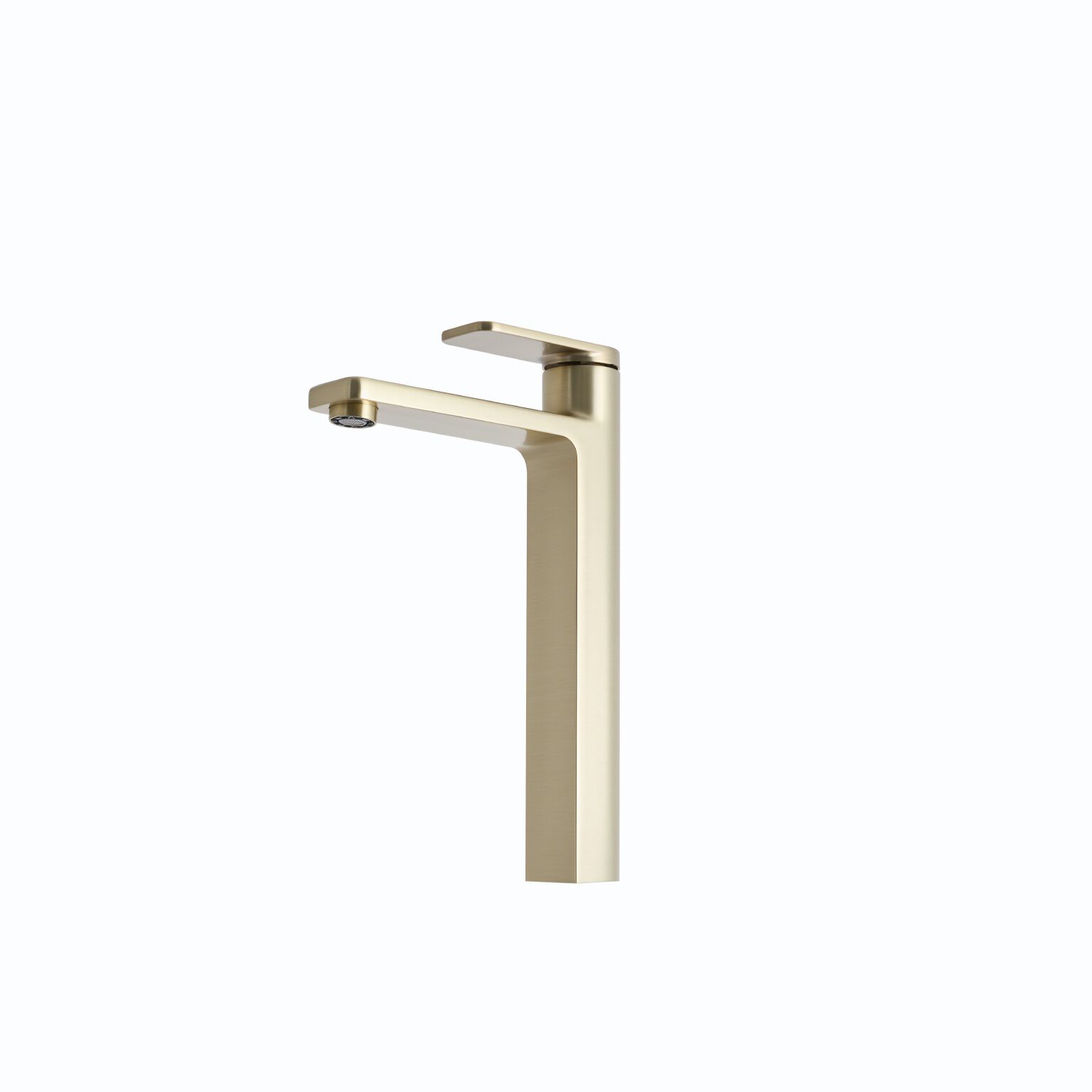 Llave monomando alta para lavabo línea Meissen en dorado satinado,,hi-res image number null