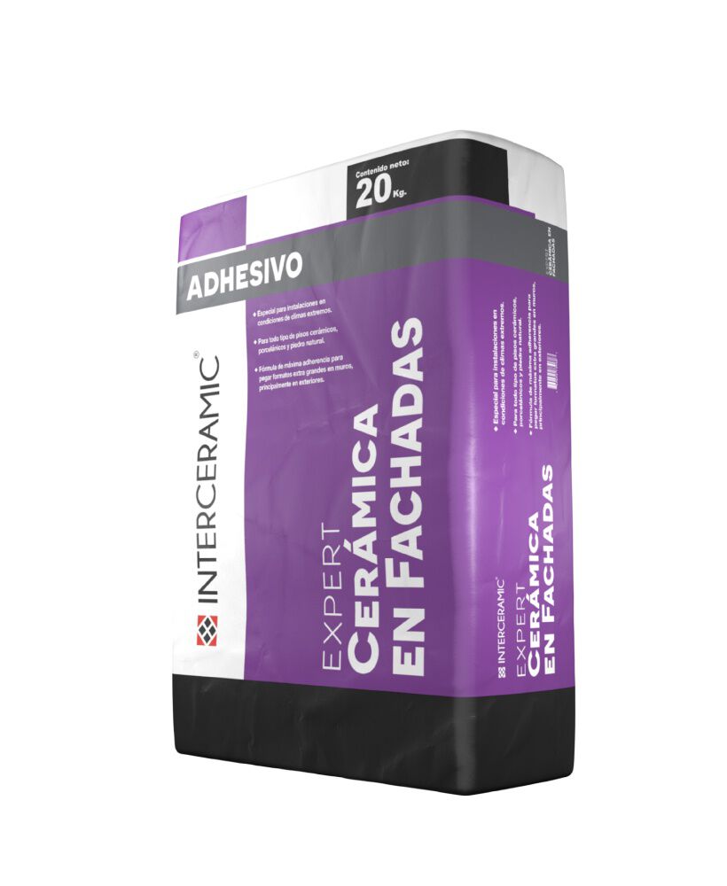 Adhesivo Expert Cerámica en Fachadas saco 20 Kg,,hi-res image number null