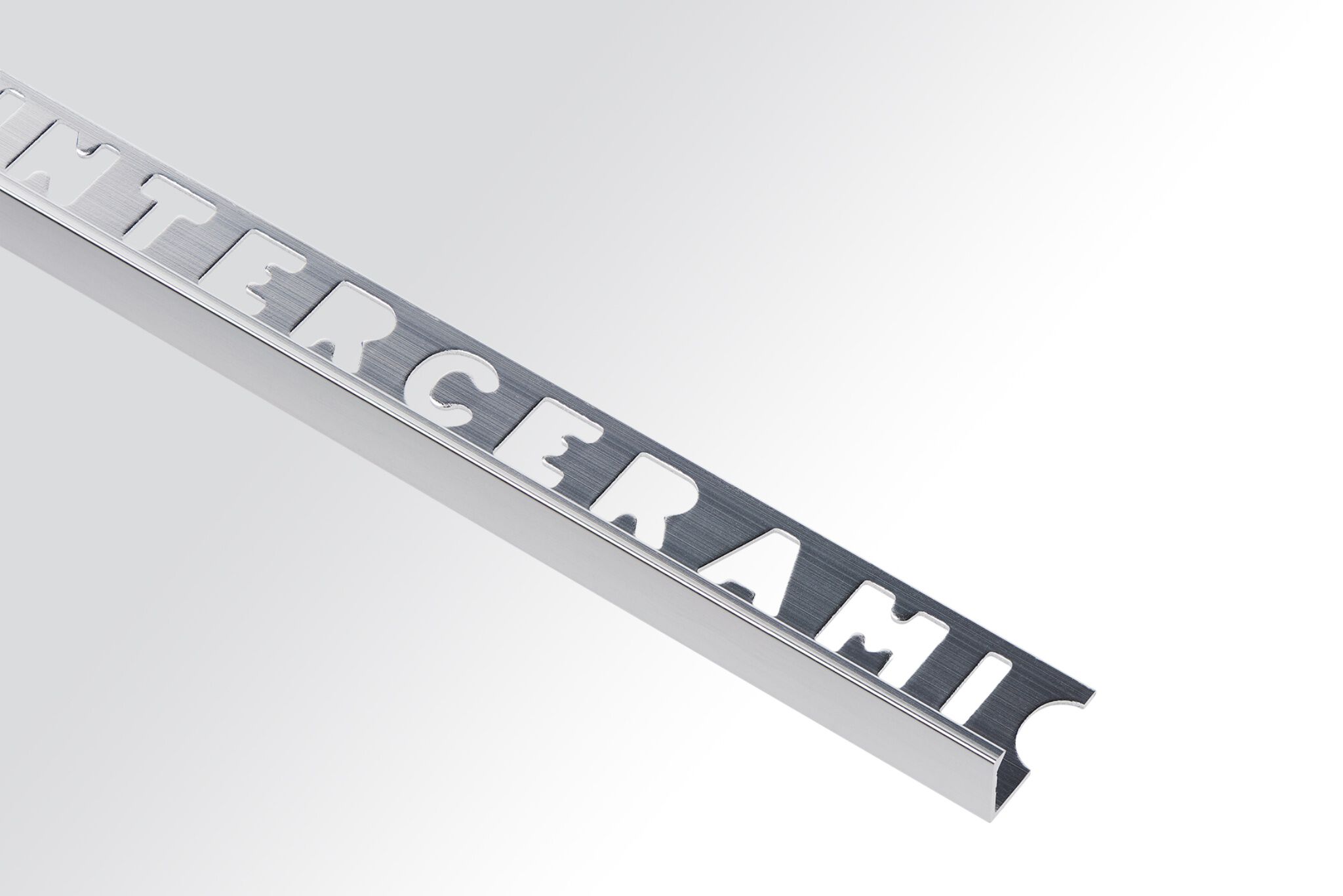 Perfil de aluminio lineal plata brillante 10 mm,,hi-res image number null