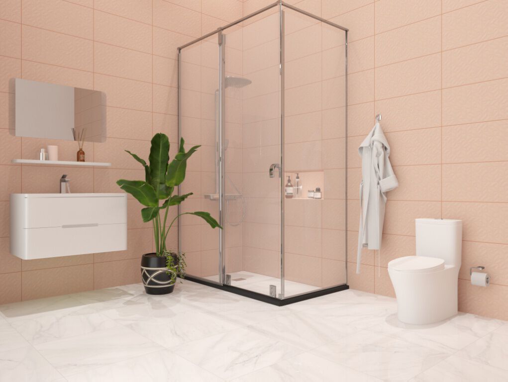 Baño Stella Blanco con Rosa,,hi-res