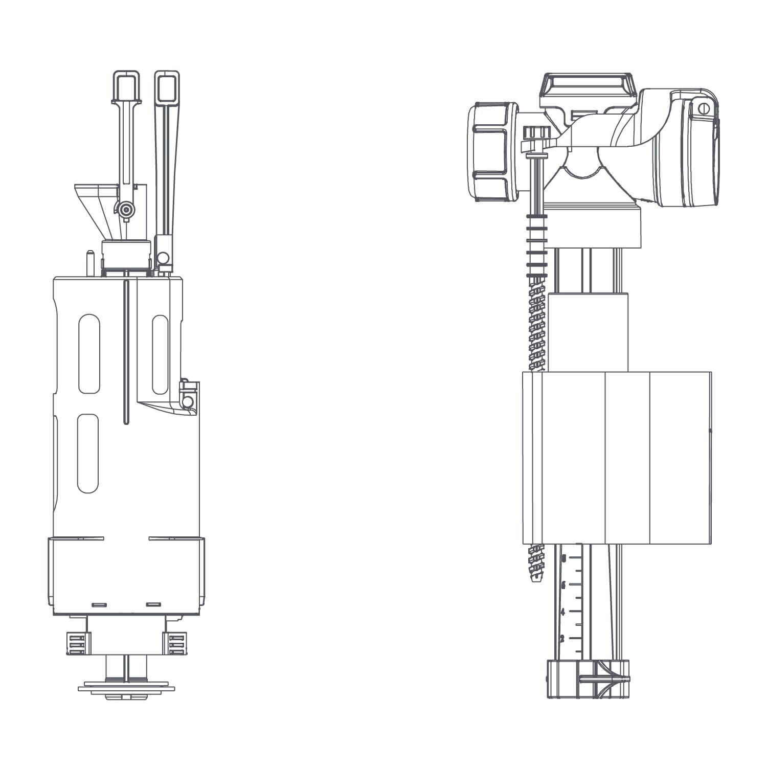 Valvulas San Marino De Llenado Y Descarga Para Base San Marino Blanco,,hi-res image number null