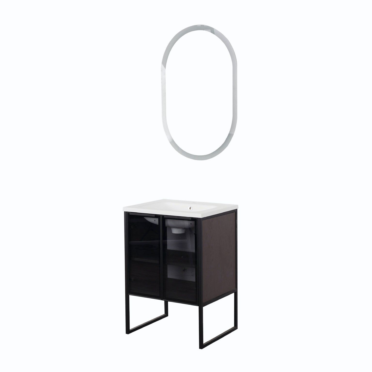 Vanity Vitoria 82 X 48 X 60 Color cm Café Oscuro,,hi-res