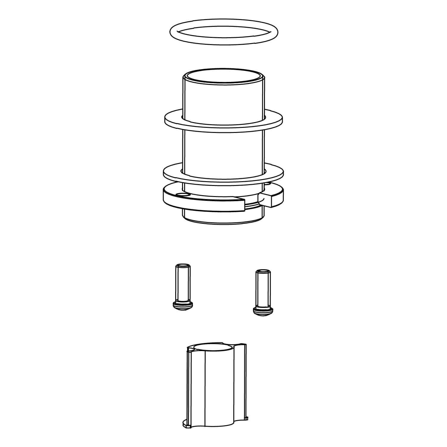 Kit De Instalacion Universal Para Llaves De Cocina Essen Round Y Essen Square Unico,,hi-res image number null