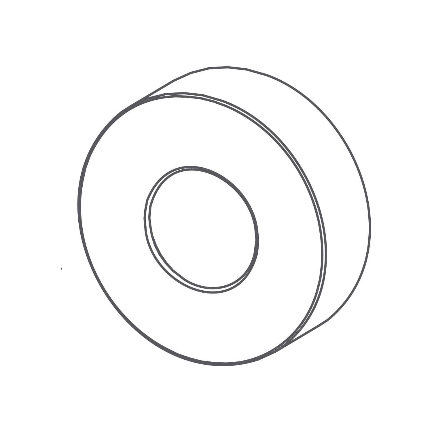 Chapeton Meyer Decorativo Para Brazo De Conjunto De Regadera Cromo Pulido,,hi-res image number null