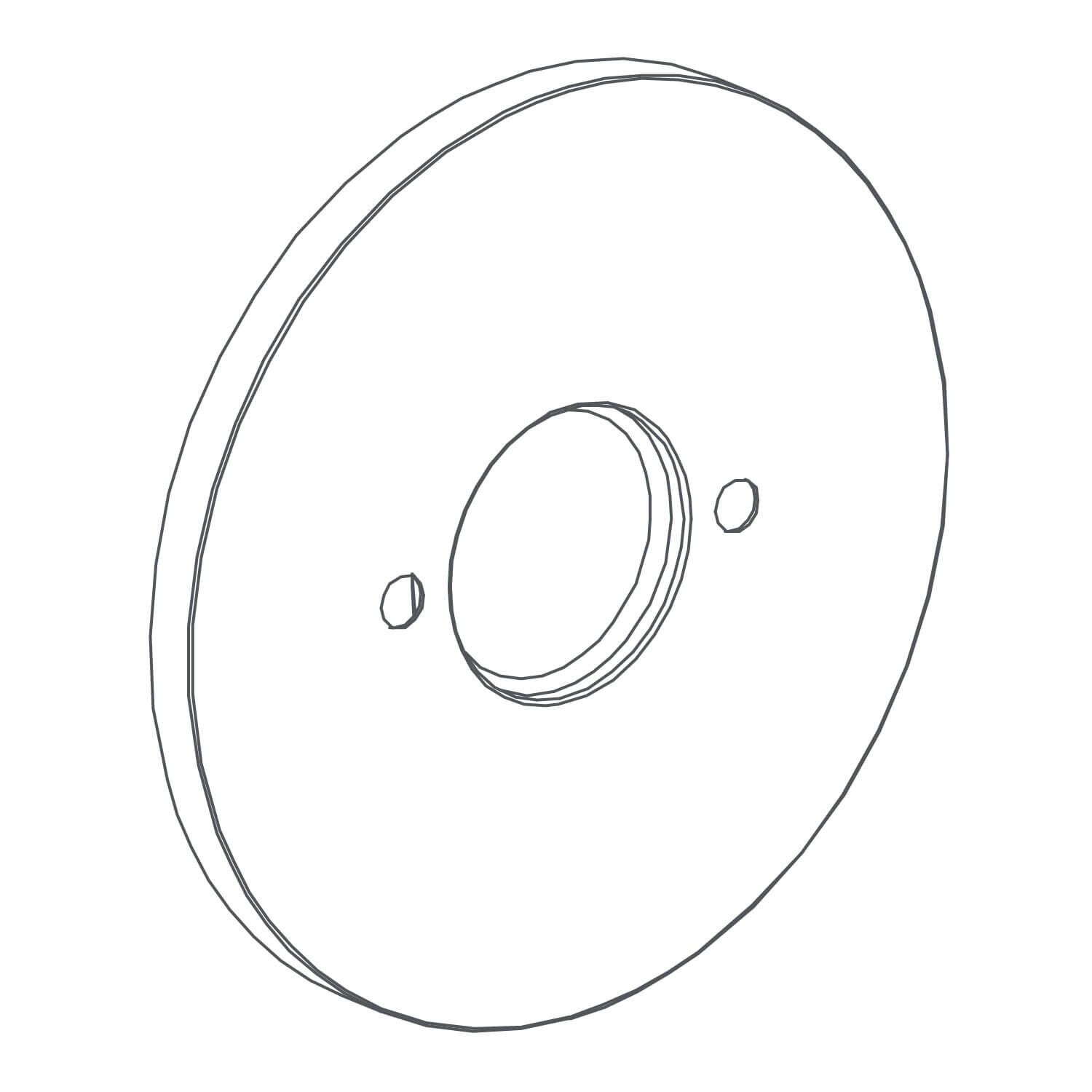 Chapeton Universal Sin Orificio Para Regadera Ribbon Unico,,hi-res image number null