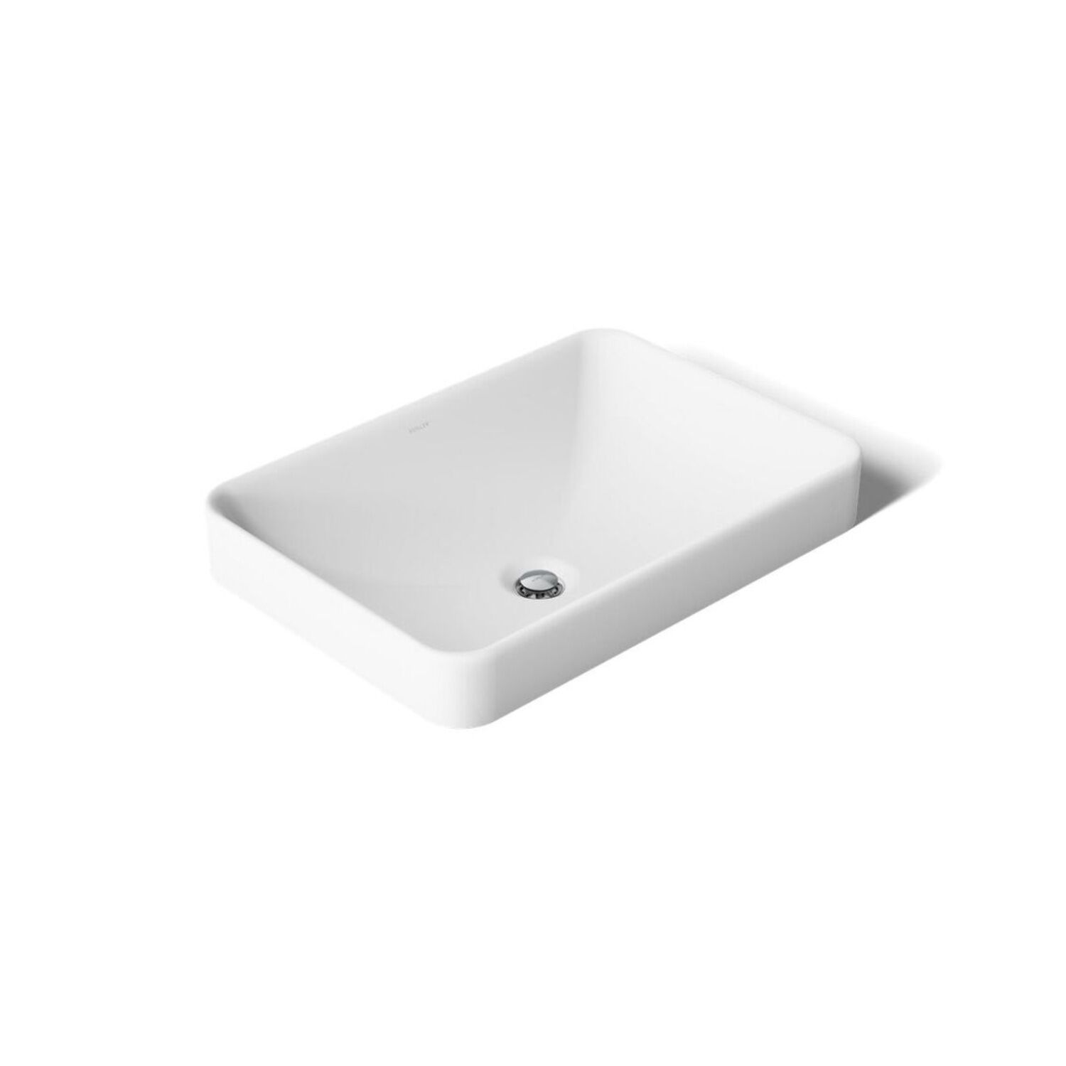 Lavabo Vessel Vox Rectangular En Blanco,,hi-res image number null