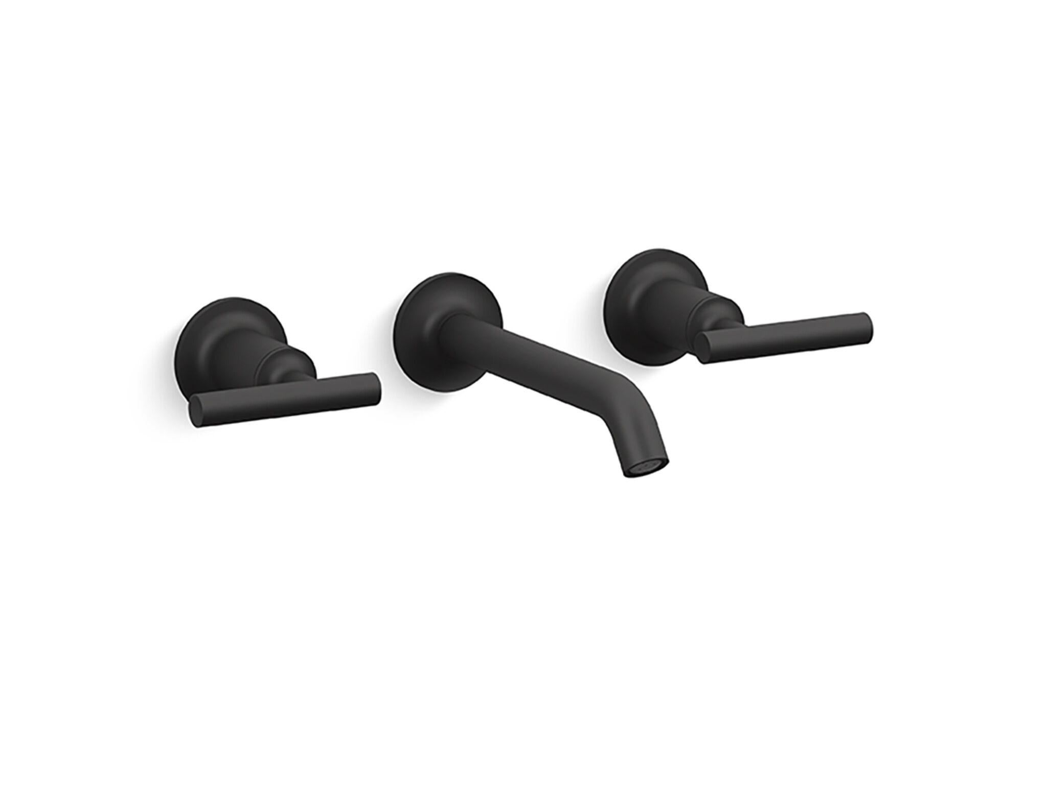 Llave de muro para lavabo línea Purist en negro mate,,hi-res image number null
