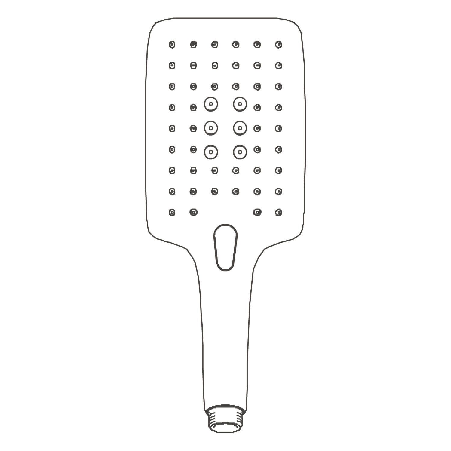 Regadera De Mano Copenhague Unico,,hi-res image number null