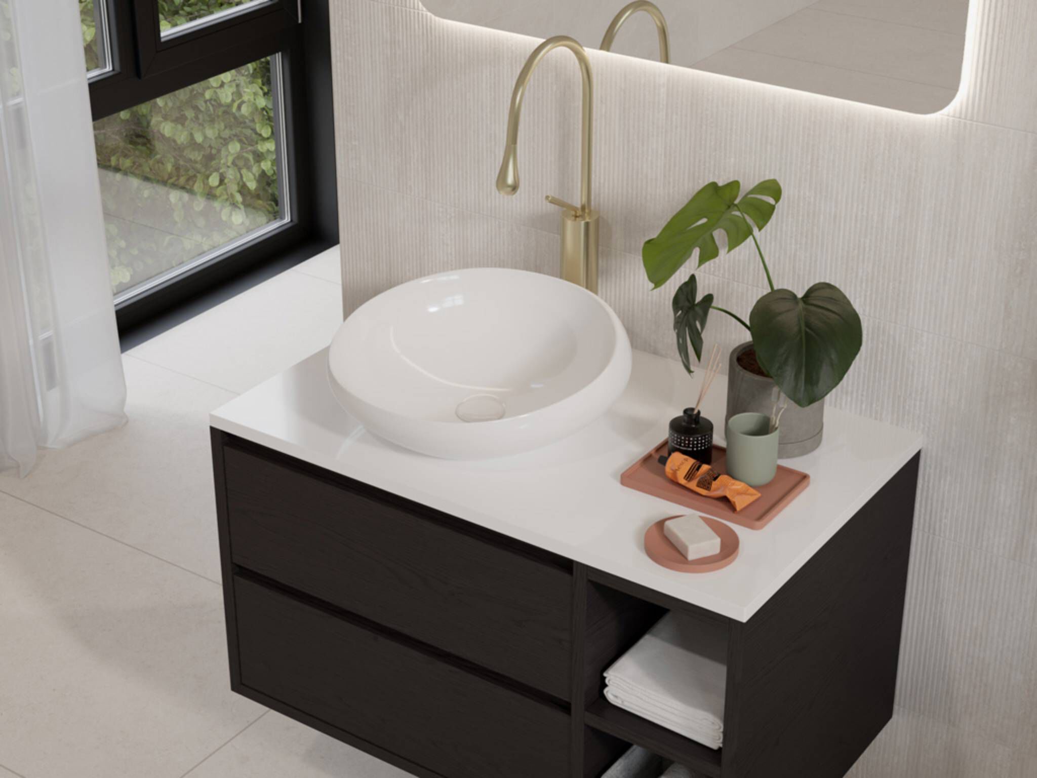 Lavabo De Sobrecubierta L&iacute;nea Ferrara&reg;,,hi-res image number null