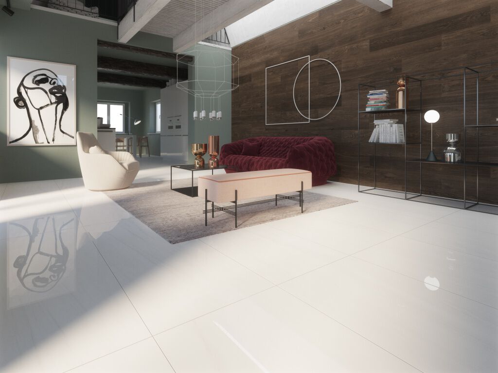 Sala Aura Rectificado Blanco con Café,,hi-res