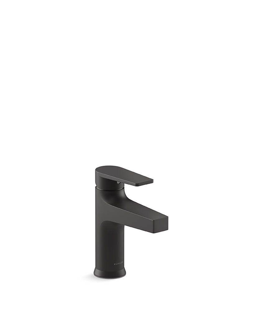 Llave monomando baja para lavabo línea Taut en negro mate,,hi-res image number null
