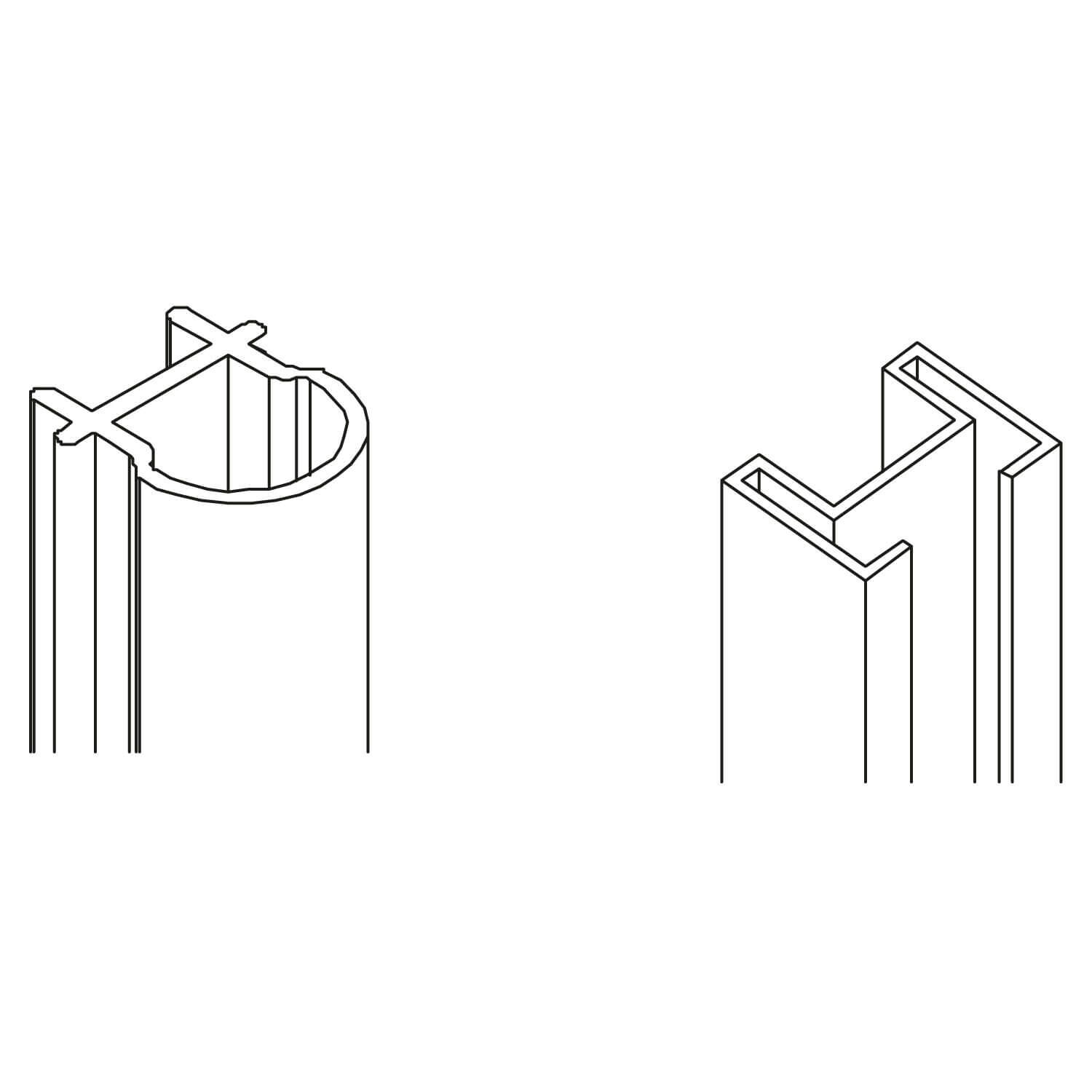Riel Bernau Magnetico Para Cristal Lateral Derecho Unico,,hi-res image number null